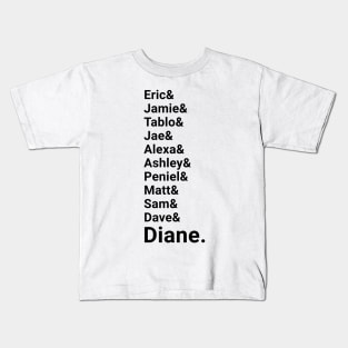 DIVE Studios Hosts - Black Kids T-Shirt